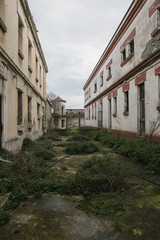 Fototapeta na wymiar Old prison abandoned