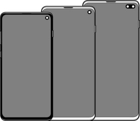 Professional Flagship Phone Illustration - Mobile, call, vector