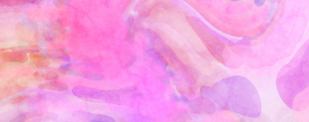 Fototapeta premium Soft watercolor wallpaper. Artistic painting with softly brushed colors. Pastel colors dabbed background. Painted abstract wall art.