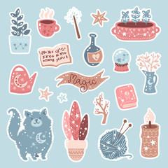 Colorful magic clipart © qilli