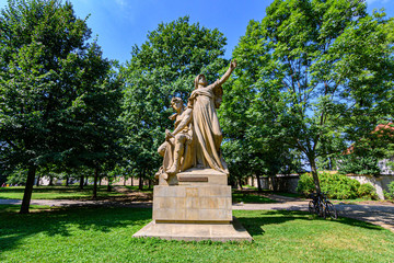 Vyšehradské sady parco di Vyšehrad Libuše and Přemysl