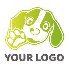 dog logo design template vector illustration