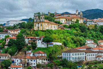 Fototapeta premium View over Ouro Preto, Minas Gerais, Brazil