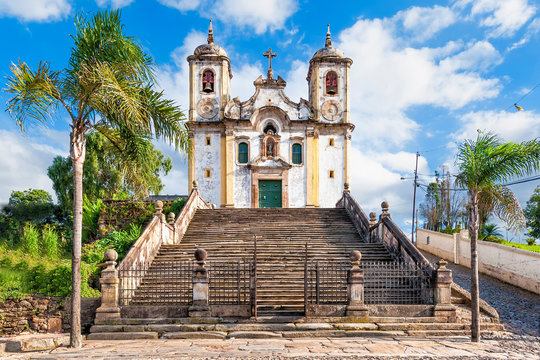 Santa Efigenia Church, Ouro Preto, Minas Gerais, Brazil