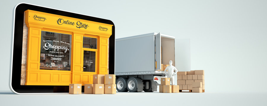 Online shop delivery