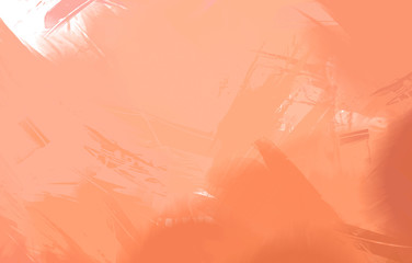 2D illustration of colorful brush strokes. Decorative texture painting. Vibrant paint pattern backdrop. Chaotic brushstrokes painting.