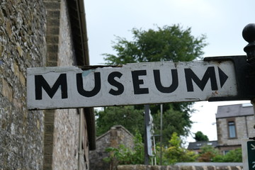 Museum sign