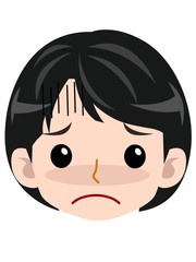 紫の服を着た若い女性