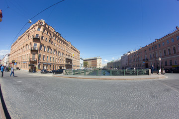 Obraz premium St. Petersburg. Cities of Russia. Petersburg architecture. Petersburg museums. Summer in St. Petersburg. Travel across Russia.