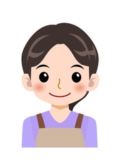 若いきれいな主婦