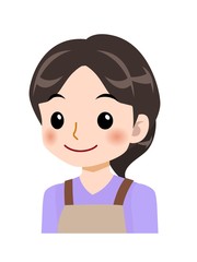 優しい雰囲気の主婦