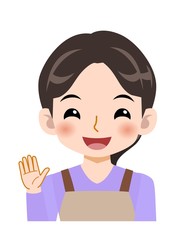 若いきれいな主婦