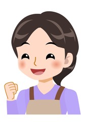 若いきれいな主婦