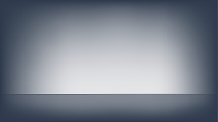 Empty black studio room. Vector template used as background for display your products. Banner for advertise product on website.