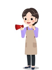 若いきれいな主婦