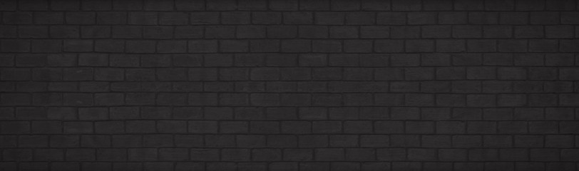 black brick wall, brickwork background for design