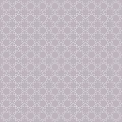 islamic monochrome purple seamless pattern for background, wallpaper, texture, banner, label etc. vector design.
