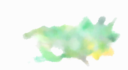 Watercolor painted background. Abstract Illustration wallpaper. Brush stroked painting. 2D Illustration.