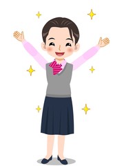 若い事務職の女性