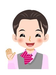 若い事務職の女性