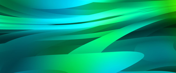 Abstract background with colorful gradient. Vibrant graphic wallpaper with stripes design. Fluid 2D illustration of modern movement.