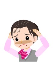 新人の事務職の女性