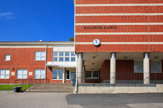 Halikko High School, Finland. Public building. 