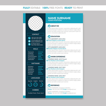 Modern Creative Cv Resume Template