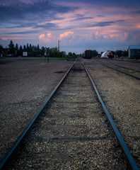 Fototapeta premium Stettler vintage train station