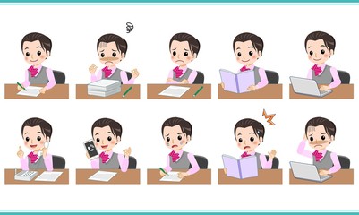 若い事務職の女性