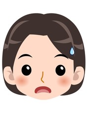 スーツを着た若い女性