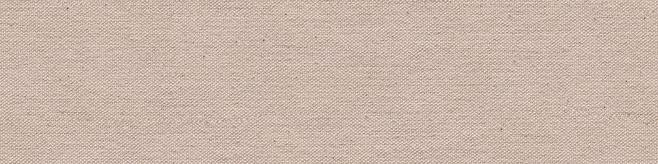 Perfect coton canvas background in light beige color for new design work. Seamless panoramic texture.