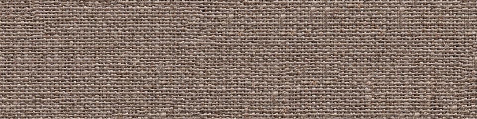 Contrast linen canvas background for your unique design work. Seamless panoramic texture.