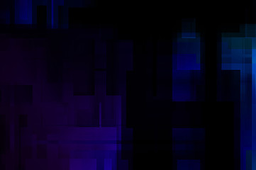 Futuristic abstract geometric wallpaper. Geometrical colorful shapes. Rectangular shapes background. Digital illustration of a tech layout.