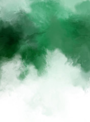 2D illustration of colorful brush strokes. Decorative texture painting. Vibrant paint pattern backdrop.