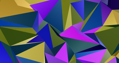 Abstract Low-Poly background. triangulated texture. Design 3d. Polygonal geometrical pattern. Triangular modern style