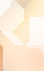 Fototapeta premium Geometric background of minimalist design. Abstract creative concept illustration. Graphic design wallpaper.