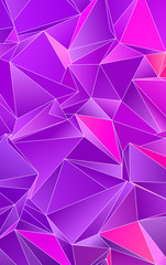 Abstract Low-Poly background. triangulated texture. Design 3d. Polygonal geometrical pattern. Triangular modern style