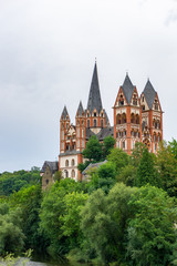 view of the cathedral in Limburg on the Lahn