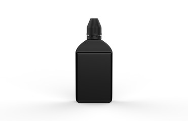 Editable  dropper bottle and cap. Contains accurate mesh to wrap your design with envelope distortion. 3d illustration