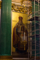 Fototapeta premium St. Petersburg. Cities of Russia. Petersburg architecture. Petersburg museums and churches. Summer in St. Petersburg. Travel across Russia. Interiors of churches in St. Petersburg.