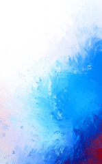 Obraz premium Creative abstract painting. Background with artistic brush strokes. Colorful and vibrant illustration. Painted art