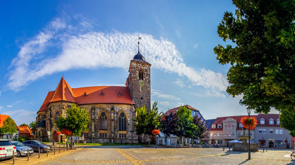 Obraz premium Sankt Nikolai Kirche, Oschersleben, Deutschland 