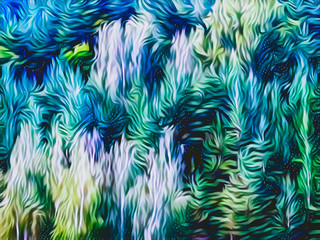 Fantasy forest illustration 