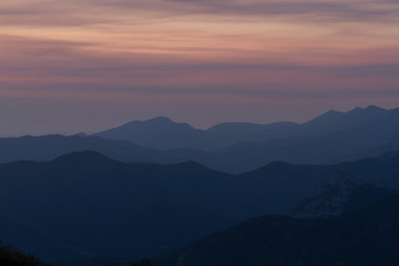 Fototapeta premium Sunrise in the Picos de Europa