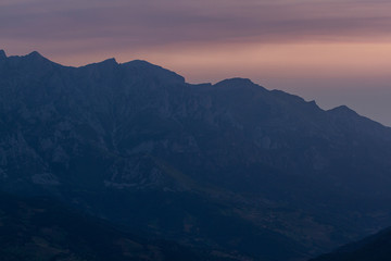 Sunrise in the Picos de Europa