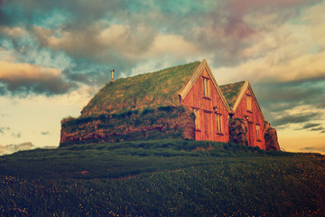 Icelandic turf houses