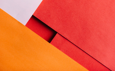 Abstract geometry color paper texture background with light and shadow. Minimal origami 3d modern design layout banner. Vivid creative colorful square shapes. Geometric minimalist line art.