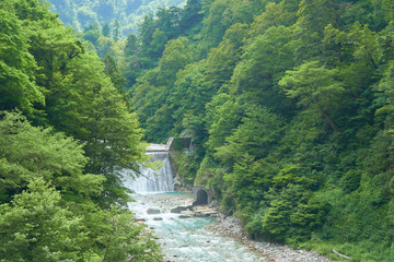 富山県黒部市宇奈月_黒部川
