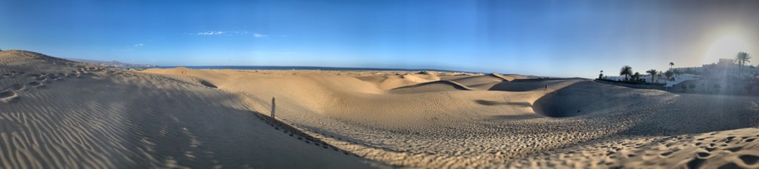 Fototapeta na wymiar Dunes de Maspalomas